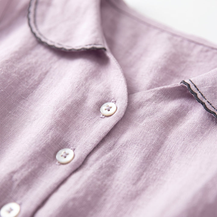 Isla | Elegant Cotton-Linen Half Sleeve Dress