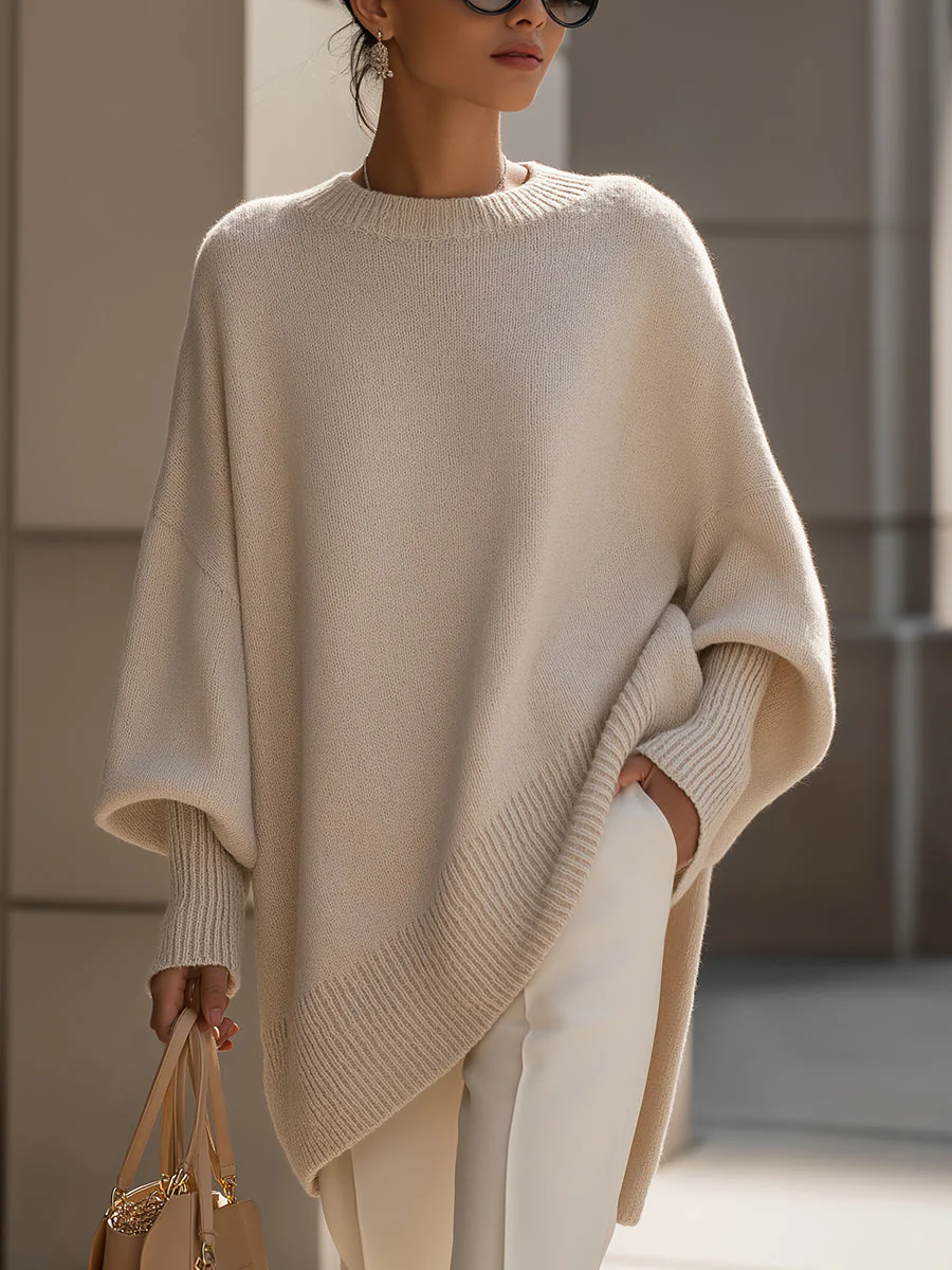 Oversized Sweater Poncho