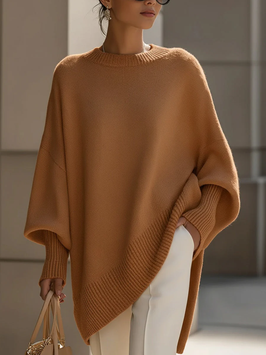 Oversized Sweater Poncho