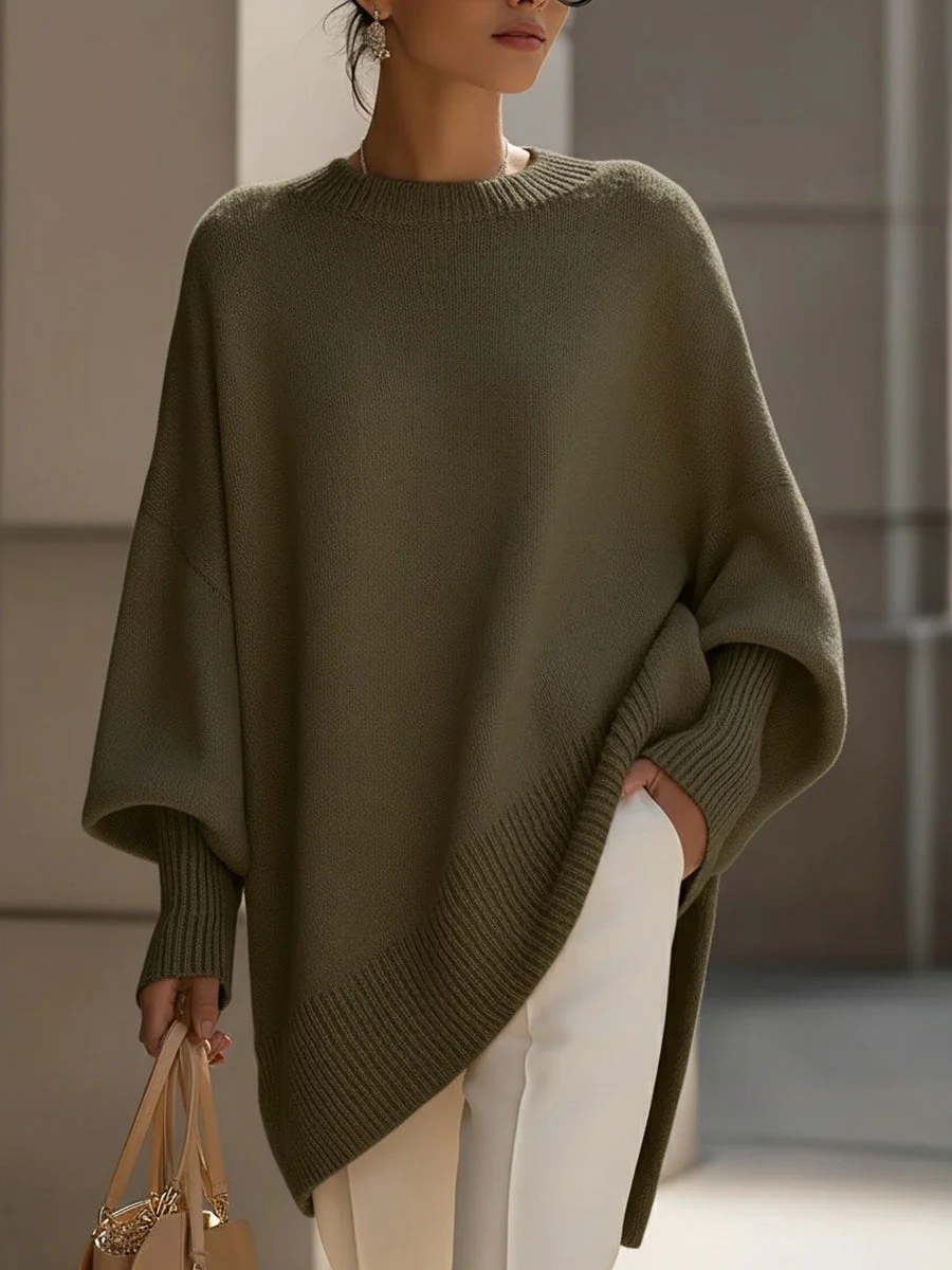 Oversized Sweater Poncho