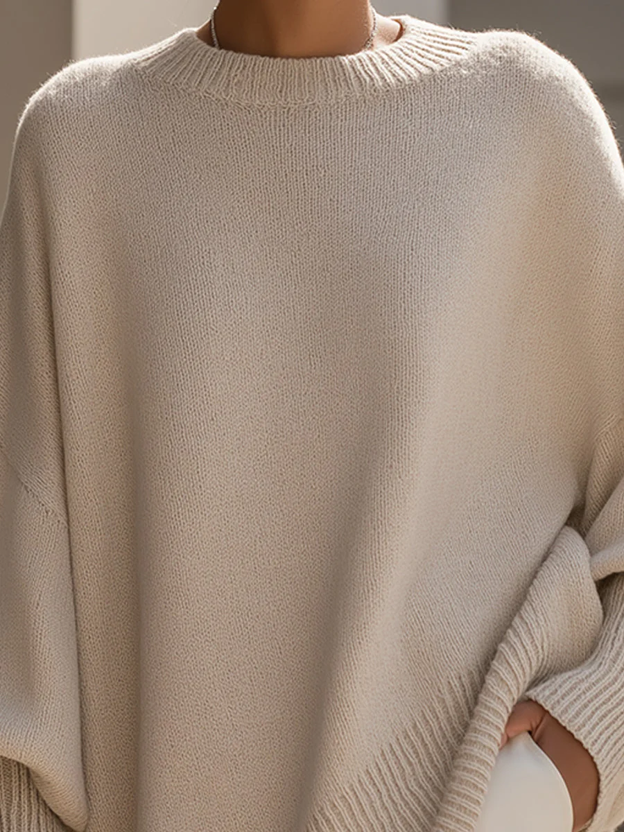 Oversized Sweater Poncho