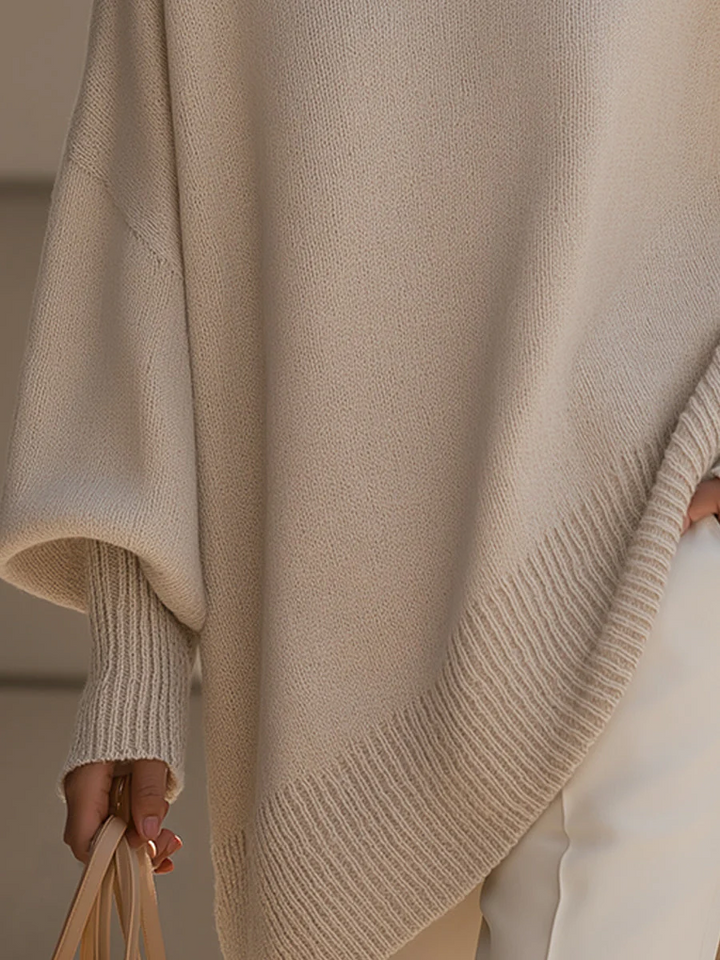 Oversized Sweater Poncho