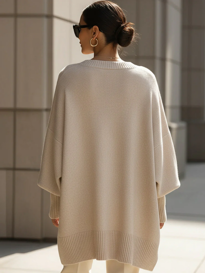 Oversized Sweater Poncho