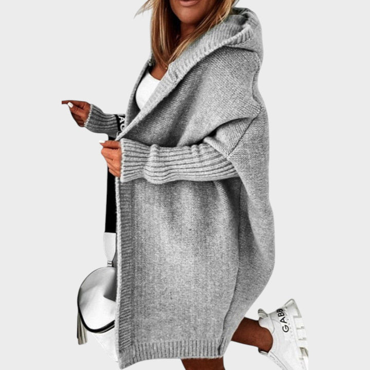 Marcela | Oversized Hooded Knit Cardigan