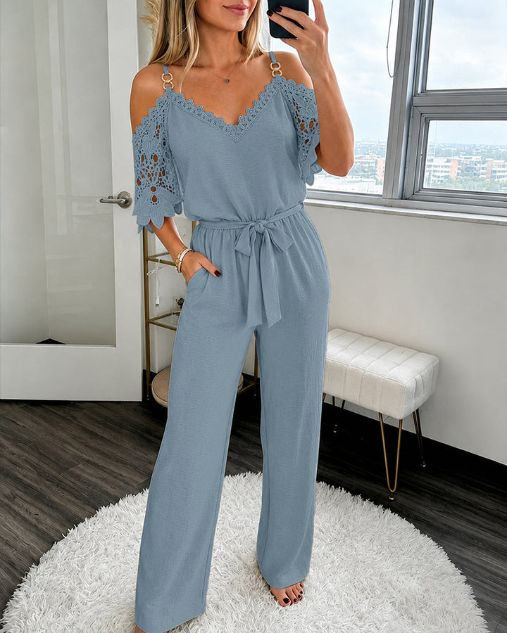 Guinevere Elegant Lace Jumpsuit