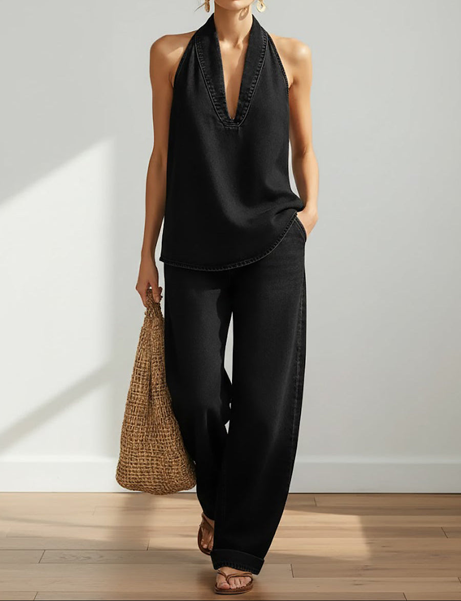 Sienna | Two-Piece Denim Set