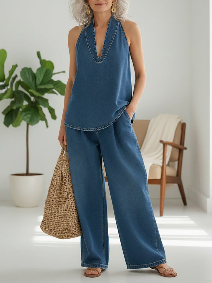 Sienna | Two-Piece Denim Set
