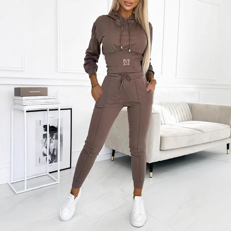 Women’s Hooded Tracksuit Set
