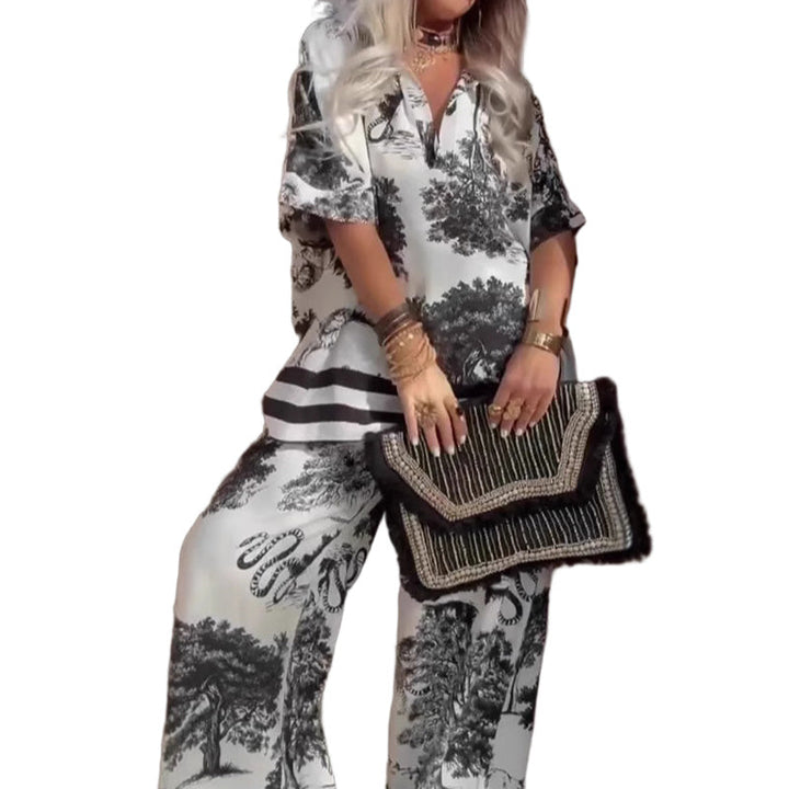 Serena Printed Two-Piece Set