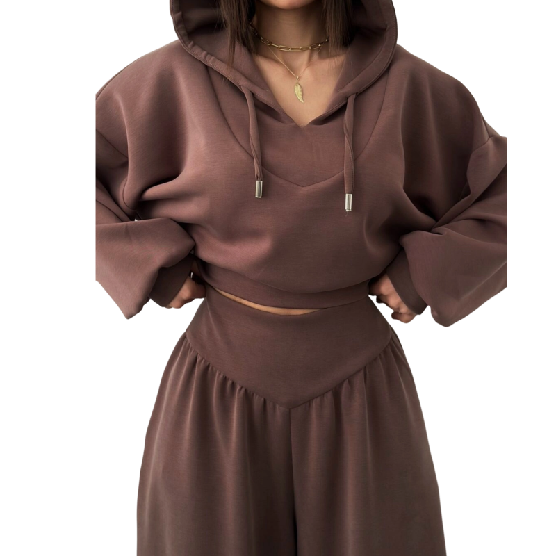 Davin™ Crop Hoodie Co-Ord Set