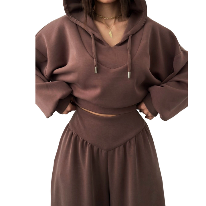 Davin™ Crop Hoodie Co-Ord Set