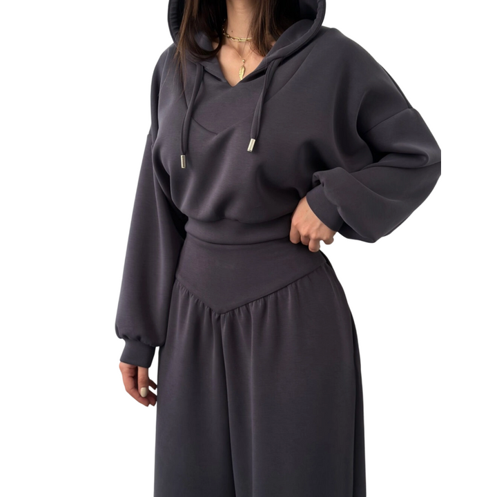 Davin™ Crop Hoodie Co-Ord Set