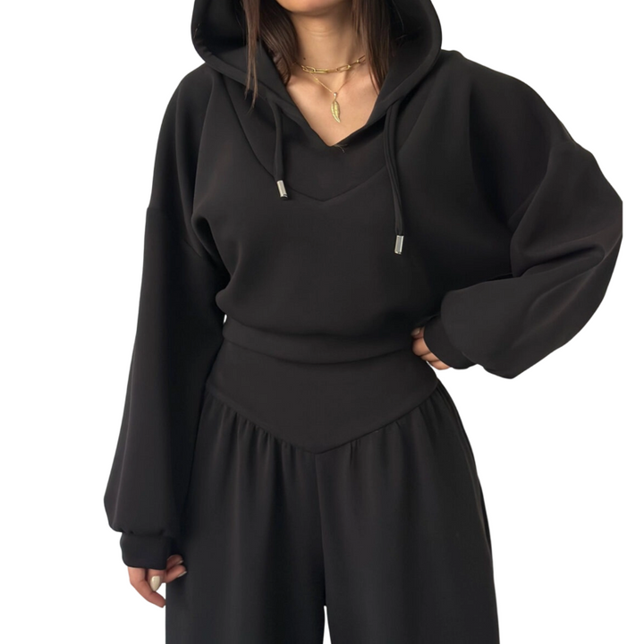 Davin™ Crop Hoodie Co-Ord Set