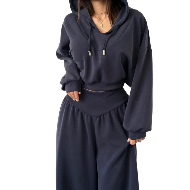 Davin™ Crop Hoodie Co-Ord Set