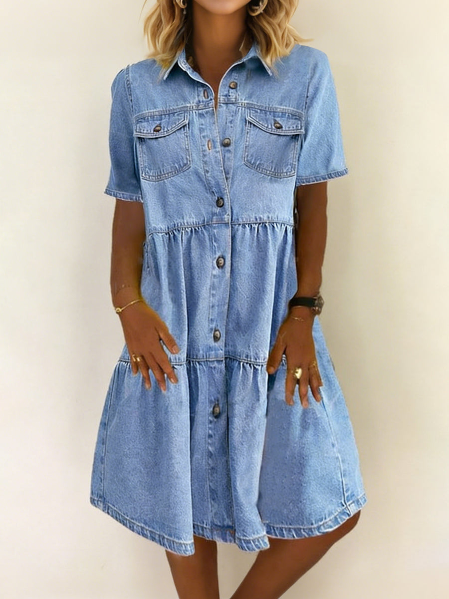 Sienna | Smart Casual Denim Dress